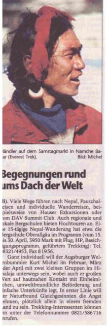Zeitungsberichte