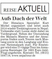 Zeitungsberichte