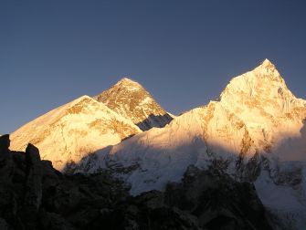 Mt. Everest im Sonnenuntergang 05 Everest - Bilder