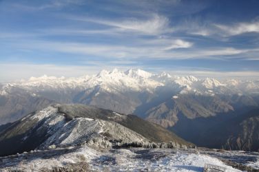 Blick von Laurebina Yak 08 Langtang - Bilder